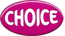 pro choice button